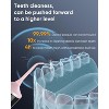 LP221 UVC Sterilizable Cordless Water Flossers for Teeth 335ML Portable OLED Display Dental Flosser with 4 Modes 8 Jet Tips - 2 of 4