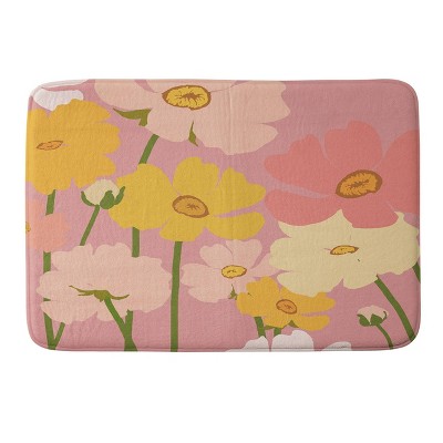 Gale Switzer Flower Market Memory Foam Bath Mat - Deny Designs : Target