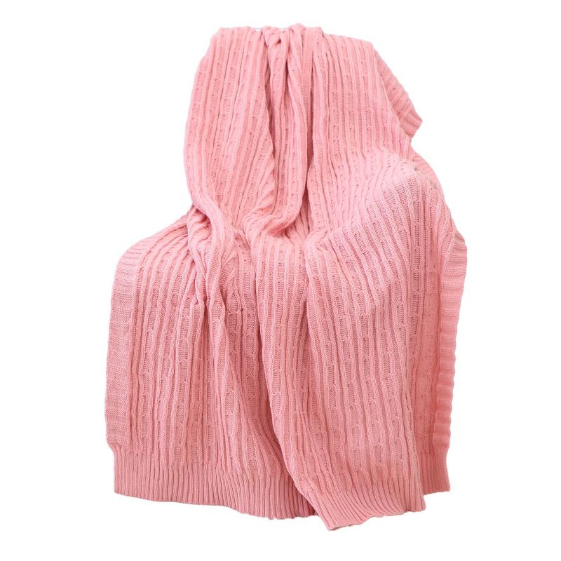 Knit Design Soft Lightweight Throw Blanket, 1 of 5