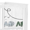 Sweet Jojo Designs Boy Baby Milestone Blanket Airplane Green and Blue - 3 of 4