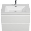 Osparple Modern Bathroom Vanity with Sink Wall-Mounted Bathroom Vanity with 2 Soft Closing Multi-functional Drawers for Small Bathroom - 4 of 4