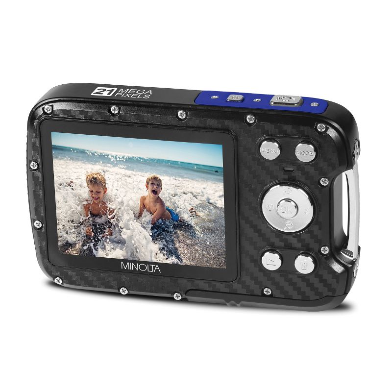 Minolta® MN30WP Waterproof 4x Digital Zoom 21 MP/1080p Digital Camera, 2 of 10