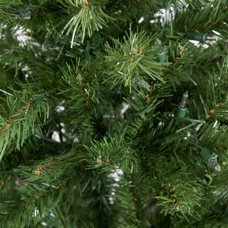 4.5ft Noble Fir Hinged Artificial Christmas Tree Clear Lights - Christopher Knight Home, 6 of 8