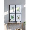 Gulches Set of 4 Botanical Black and White Fern Wall Art - Elegant Home Decor - 2 of 4