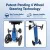 KneeRover Fusion Patented Knee Scooter Crutch Alternative with 4 Wheel Steering - 2 of 4