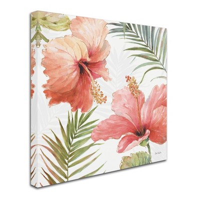 Trademark Fine Art -Lisa Audit 'Tropical Blush II' Canvas Art