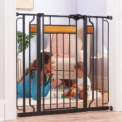Regalo Extra Tall Home Accents Metal Walk Through Baby Gate