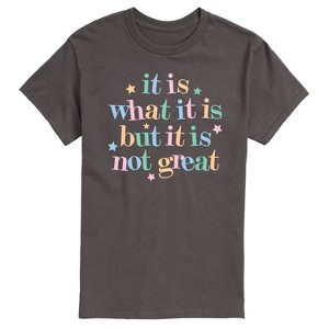 Men's - Instant Message - It Is What It Is Short Sleeve Graphic T-Shirt - 1 of 4