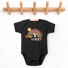 The Juniper Shop Mini Smiley Let The Adventures Begin Aria Baby Short Sleeve Bodysuit - 2 of 4