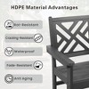PAGED Outdoor Dining Set Fashionable Patio Dining Set with Armchairs for Terrace, Poolside, Backyard - 2 of 4