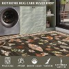 coucheta Washable Area Rug, Multi-size Modern Insect Print Stain Resistant Non Slip Low Pile Farmhouse Carpet, for Living Room, Bedroom, Dining Room - 3 of 4