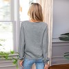Women's Cozy Chic V-Neck Knit Sweater with Lace Detailing - Cupshe - 2 of 4