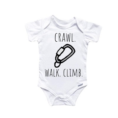 Rock Climbing Bouldering Onesie® Baby Boy Girl Clothes Infant Bodysuit Funny Cute Newborn GS1