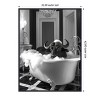Amanti Art Curious Buffalo In the Tub by Niky Rahner Framed Canvas Wall Art - 3 of 4