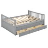 YOOCOZZ Full size Daybed with Twin size Trundle and Drawers, Full Size - 4 of 4