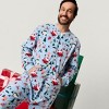 Christmasville Men's Micro Fleece Jumpsuit - Posh Peanut - 2 of 4
