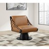 Meridian Furniture,Millwin Vegan Leather Swivel Accent Chair - 2 of 4