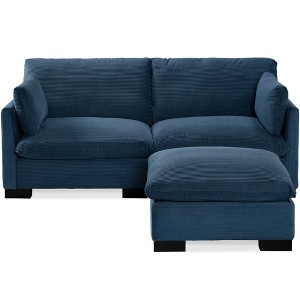 Best Choice Products 82in Modular Sectional Pillowtop Sofa w/ Ottoman & Storage - 1 of 4
