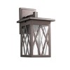 Chloe Lighting Anthony Transitional 1 Light Rubbed Bronze Outdoor Wall Sconce 14" Tall - 2 of 4