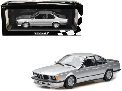 1982 Bmw 635 Csi Silver Metallic 1/18 Diecast Model Car By 