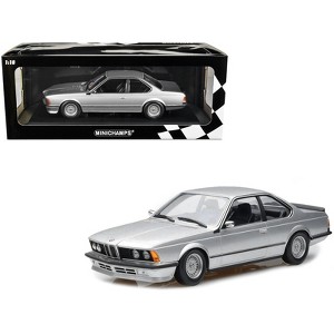 1982 BMW 635 CSi Silver Metallic 1/18 Diecast Model Car by Minichamps - 1 of 3