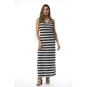Just Love Summer Dresses Sleeveless Stripe Maxi Dress - 1 of 3