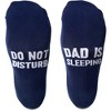 Pavilion Gift Company - Dad Sleeping - Men's Cotton Blend Sock - Socks - 2 of 3