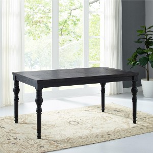 Roundhill Furniture Leviton Urban Style Dining Table, Black - 1 of 4