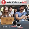 1" Titanium Dome Tweeter for Car Audio with 500W Power, Aluminum Voice Coil, Compact Design - 2 of 4