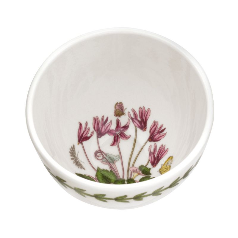 Portmeirion Botanic Garden Small Low Bowls, Set of 4 - Cyclamen Floral Motif ,3.75 Inch, 1 of 7
