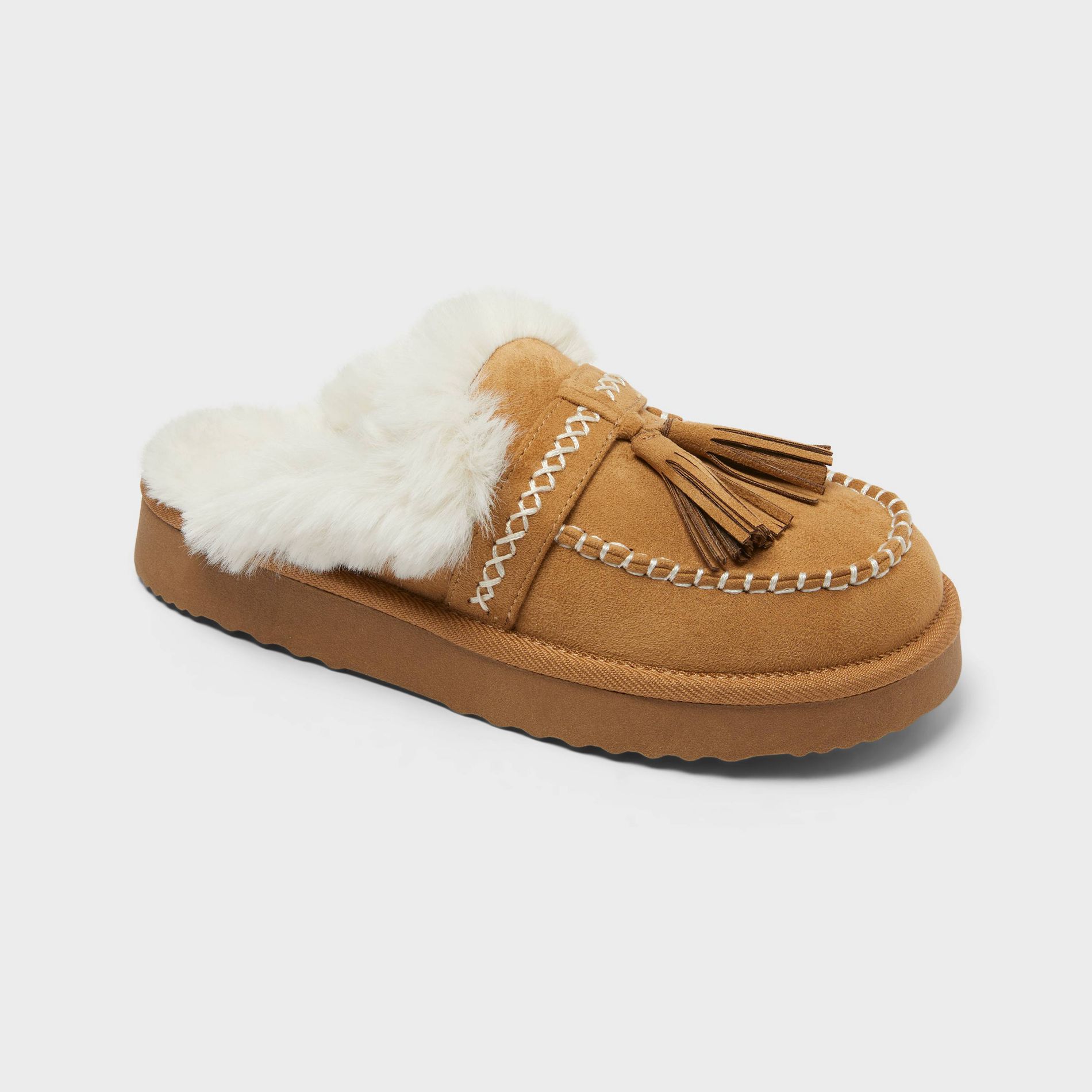 Women's Rhayne Micro-Suede Mule Slippers - Auden™ Brown 6
