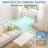 Window Air Conditioner,115v Wall Window Ac Units, Wi-Fi Enabled, Remote Control, Energy Efficient - 3 of 4