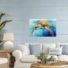 Stupell Industries Graceful Swimmer Tortoise Canvas Art - 3 of 4