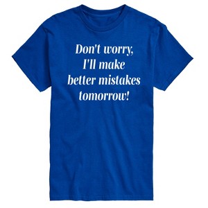 Men's - Instant Message - Better Mistakes Tomorrow Short Sleeve Graphic T-Shirt - 1 of 4