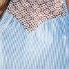 Women's Striped Embroidered Sundress with Lace Trim - Cupshe - 3 of 4