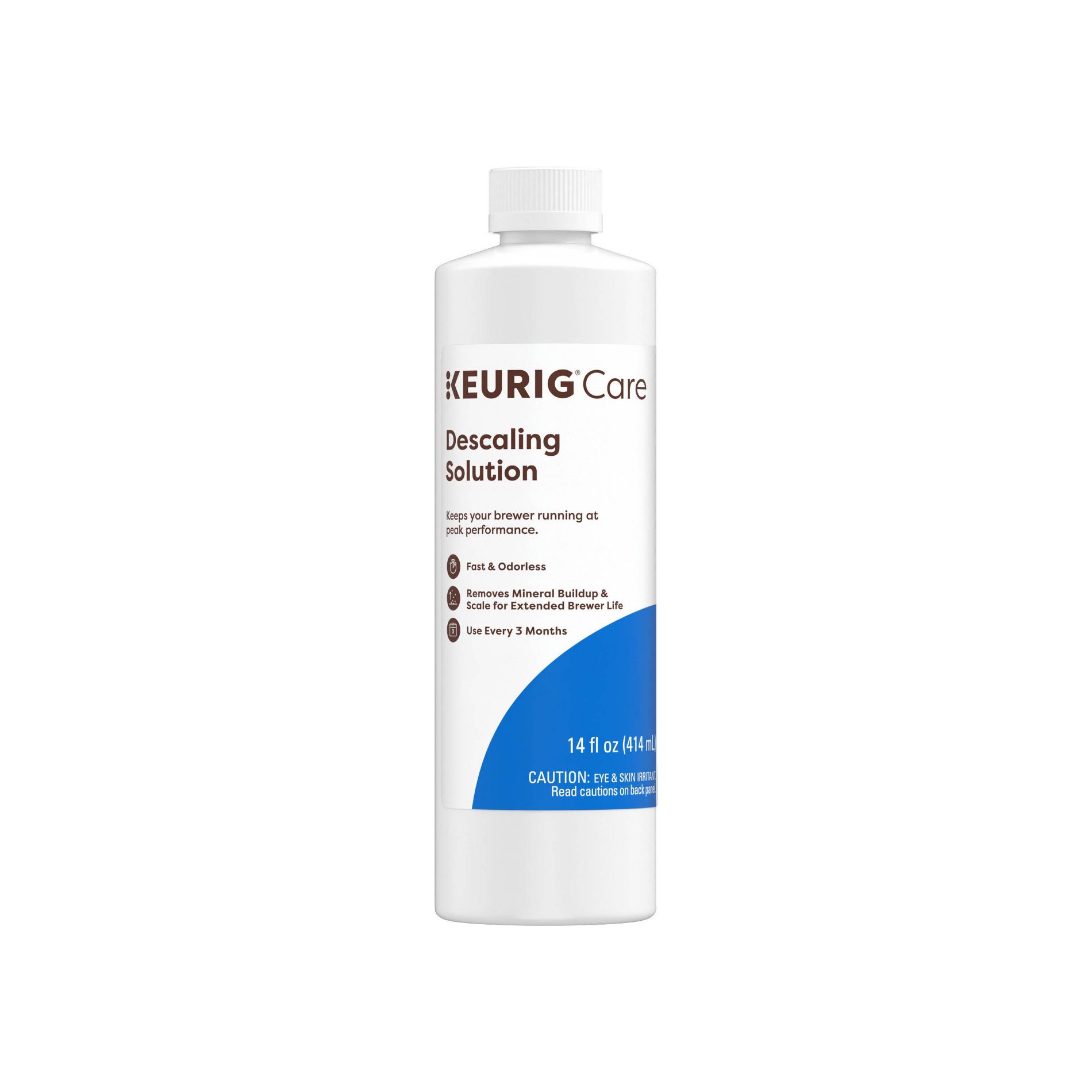 Keurig Descaling Solution: Liquid Cleaner for Coffee Equipment, Prevents Lime Scale, Vinegar Scent, 14 oz