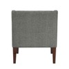 Okak Accent Chair Contemporary Living Room Chair with Upholstered Button-Tufted Fabric Cushion Comfy Armchair for Reading Room Bedroom - 2 of 4