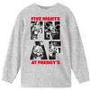Five Nights At Freddy’s Character Art Boy’s 3-Pack Crew Neck Long Sleeve Shirts - 2 of 4