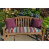 Casual Cushion Solid Sunbrella Fabric 1-Piece Indoor/Outdoor Square Throw Pillow, 15"W x 15"L - 2 of 4