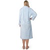 PAVILIA Womens Fluffy Housecoat Zip Robe, Faux Shearling Zipped Up Front Bathrobe, Plush Warm Zipper House Coat Lounger - 2 of 4