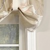 RLF Home Calla Suspender 3" Rod Pocket Ribbon Ties Window Valance, 50" x 16" - 3 of 4