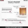 Rev-A-Shelf 5WB1 1-Tier Kitchen Cabinet Pullout Shelf and Drawer Organizer Slide Out Pantry Storage Basket in Multiple Sizes - 4 of 4