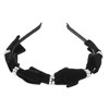 Unique Bargains Women's Flocked Pearl Bow Hairband 1 Pc - 3 of 4