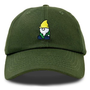 Dalix Gnome Embroidered Cotton Baseball Cap Adjustable Dad Hat Mens - 1 of 4