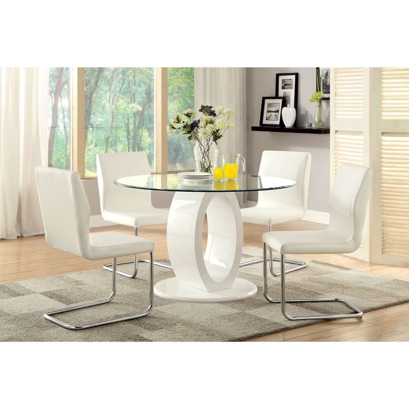 Spearelton Oval Pedestal round Dining Table - HOMES: Inside + Out, 3 of 5