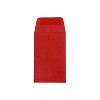JAM Paper #1 Coin Business Colored Envelopes 2.25 x 3.5 Red Recycled 356730632F - 2 of 4