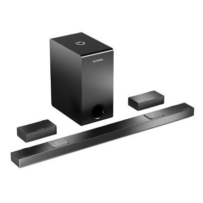 Ultimea Nova S80 5.1.2 Channel True Dolby Atmos Black Soundbar