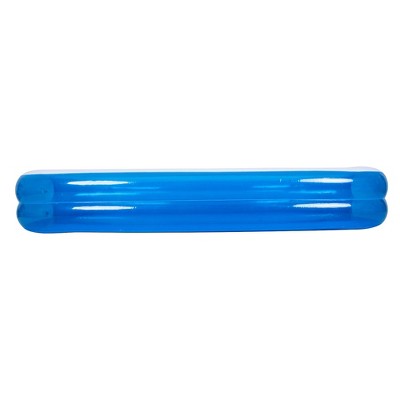 10-Foot Blue and White Inflatable Vinyl Rectangular Pool