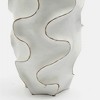 NicBex Handcrafted Wooden Flower Vase, Minimalist Modern Home Decoration, Small Vases for Table Shelf Bookshelf Entryway, White - 3 of 4