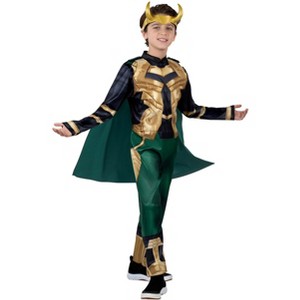 HalloweenCostumes.com Child Loki Qualux Costume | Supervillain Costumes - 1 of 2